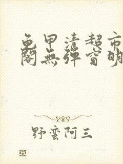 龟甲清超市笔趣阁无弹窗明星