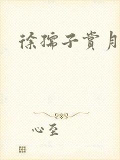 徐孺子赏月封面