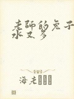 老师的兔子又软水又多