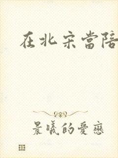 在北宋当陪房