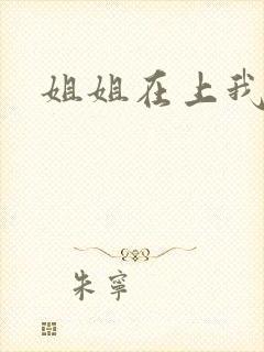 姐姐在上我在下