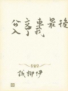 公交车最后一排入了我