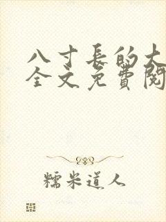 八寸长的大宝贝全文免费阅读