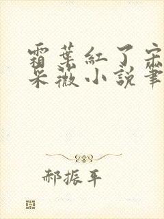 霜叶红了宋诚应采薇小说笔趣阁