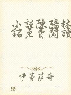 小说陈阳林雪赵铭免费阅读