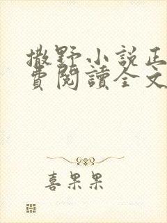 撒野小说正版免费阅读全文无删减