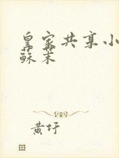 皇家共享小公主苏茉封面