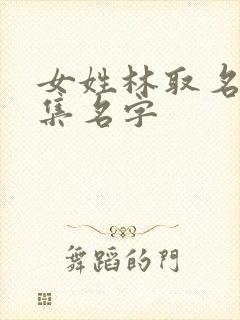 女姓林取名大全集名字封面