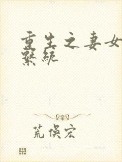 重生之妻女掠夺系统封面