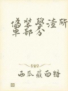 伪装学渣所有开车部分