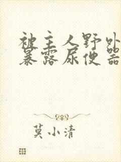 被主人野外调教暴露尿便器封面