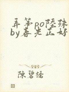 弄筝po陆殊词by春光正好