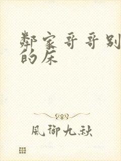 邻家哥哥别上我的床