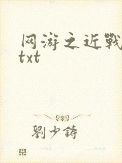 网游之近战法师txt