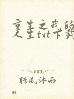 重生之我的书记人生txt下载封面