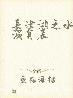 长津湖之水门桥演员表