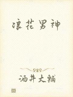 浪花男神封面