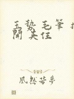 玉势 毛笔 撑开 夹住