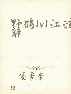 野鹤1v1江淮辞封面