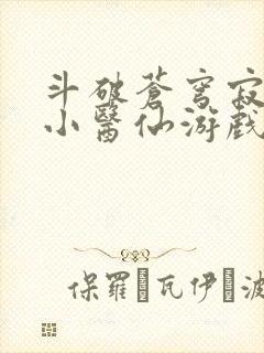 斗破苍穹寂寞的小医仙游戏世界