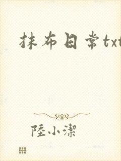 抹布日常txt