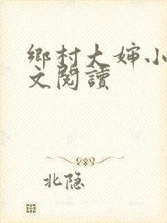 乡村大婶小说全文阅读