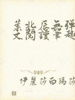 叶北辰无弹窗全文阅读笔趣阁封面