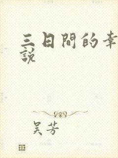 三日间的幸福小说