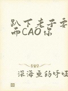 趴下老子要从后面CAO你