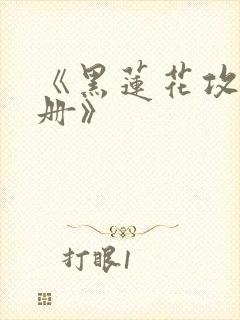 《黑莲花攻略手册》封面