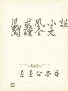 凤求凰小说免费阅读全文