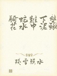 骑蛇难下双金银花水中泥鳅双男主
