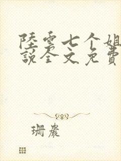陆云七个姐姐小说全文免费阅读封面