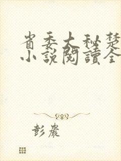 省委大秘楚东恒小说阅读全文