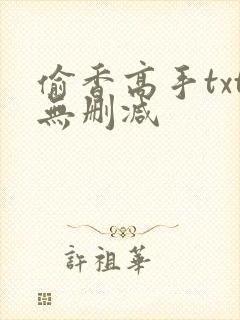 偷香高手txt无删减