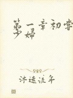 第一章初尝极品少妇封面