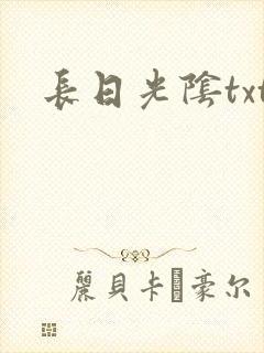 长日光阴txt