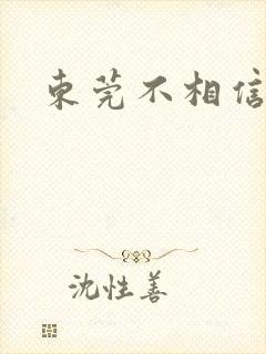 东莞不相信眼泪