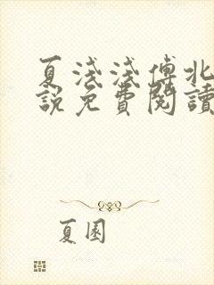 夏浅浅傅北宸小说免费阅读最新章节