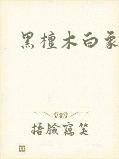 黑檀木白象牙封面