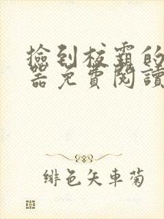 捡到校霸的遥控器免费阅读