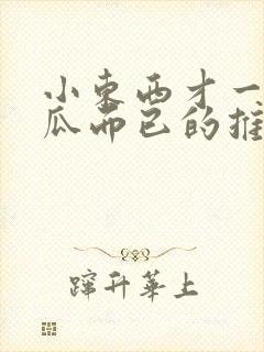 小东西才一根黄瓜而已的推荐书