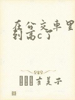 在公交车里c弄到高c了