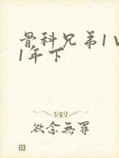 骨科兄弟1 V1年下