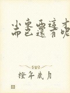 小东西这才一根而已还有呢封面