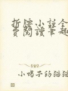 折腰小说全文免费阅读笔趣阁