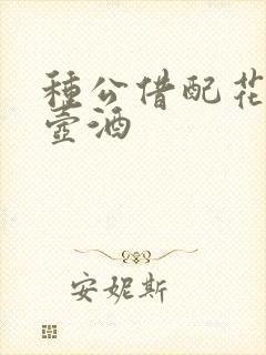 种公借配花间一壶酒