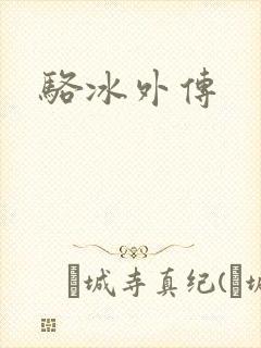 骆冰外传