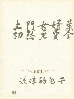 上门女婿叶辰萧初然免费全文阅读