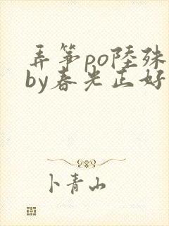 弄筝po陆殊词by春光正好